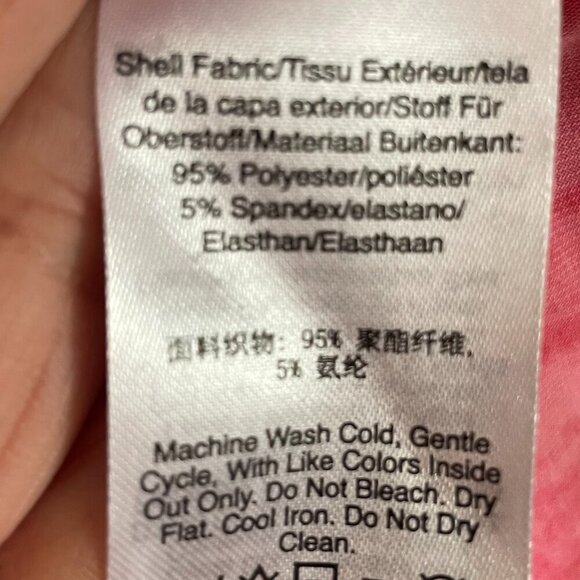 DKNY Women's Printed Wrap Front Top sz XXL - Picture 4 of 7